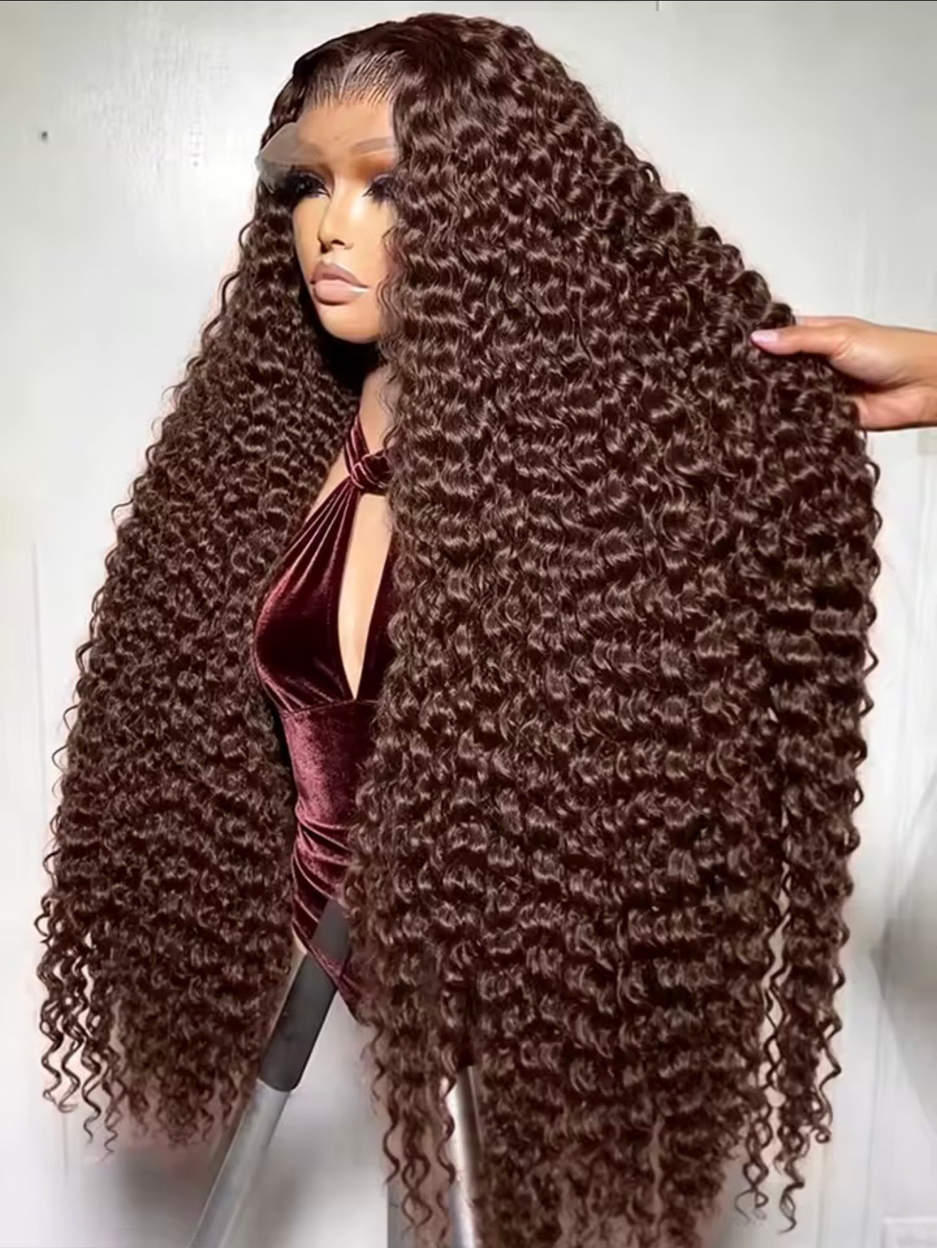 Black Kinky Curly Wig