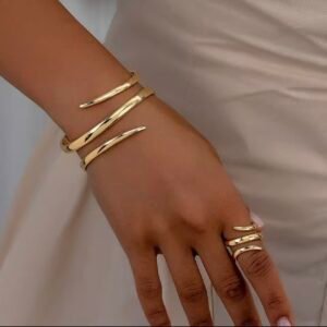 Gold Layered Bracelet Set