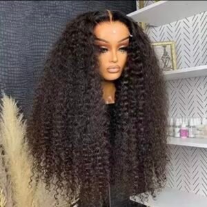 Brown Deep Curly Wig
